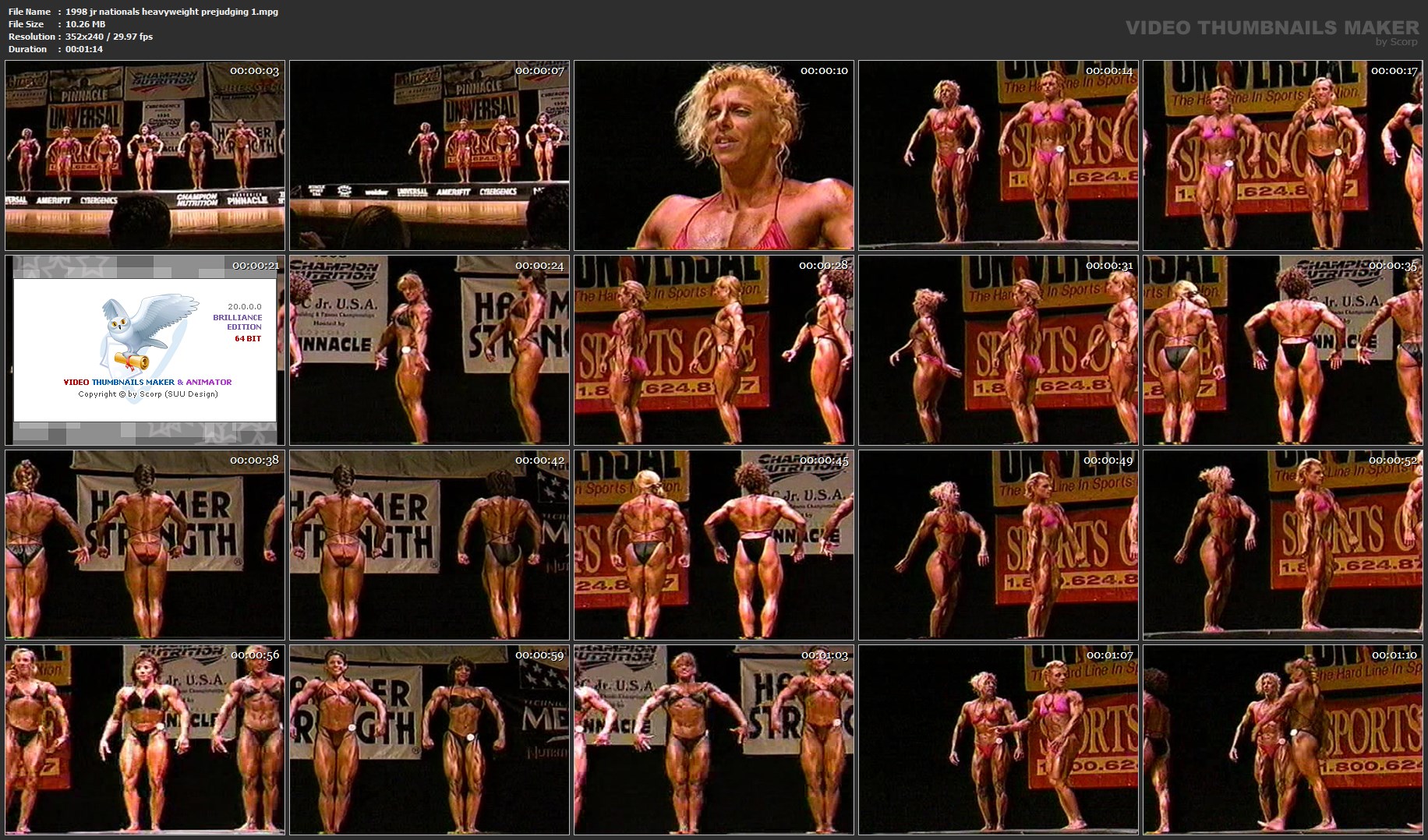 1998 jr nationals heavyweight prejudging 1 mpg