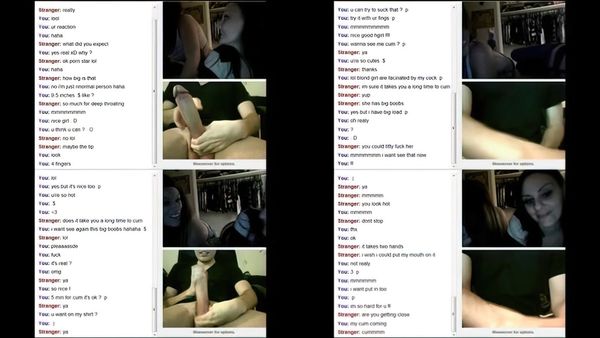 Omegle Hot Teen Gets Nude