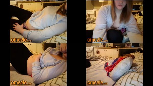 Omegle Hot Teen Gets Nude