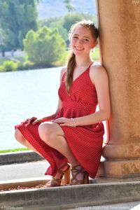 Myra Glasford - Red Dress Upskirt 11-30-a7lde0s20j.jpg