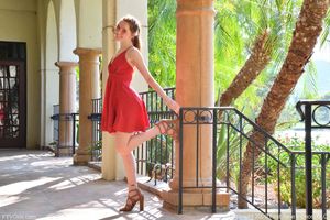 Myra Glasford - Red Dress Upskirt 11-30-r7lenui3lh.jpg