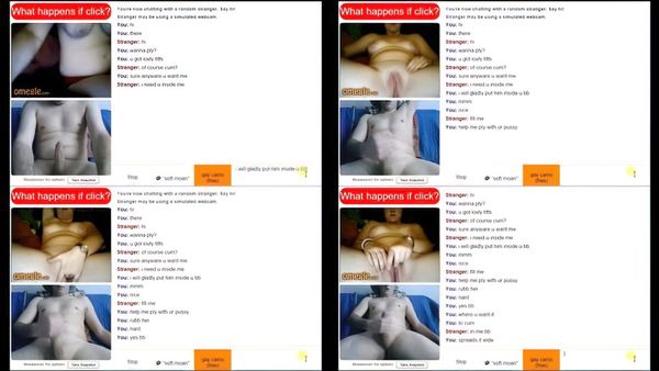 Girl Cums With Big Dick On Omegle