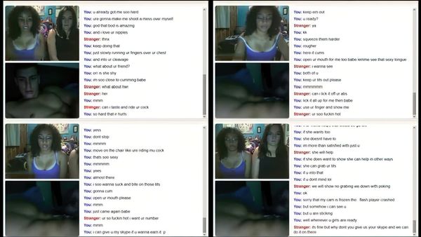 Omegle Girls Horny Pair Pt  1