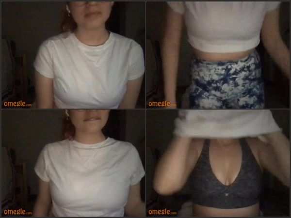 23 Years Old Hot Blonde Teen With Yummy Nipples Masturbates On Omegle