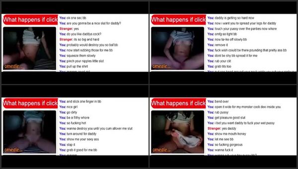 18 Years Old Girl Masturbates In Shorts On Omegle