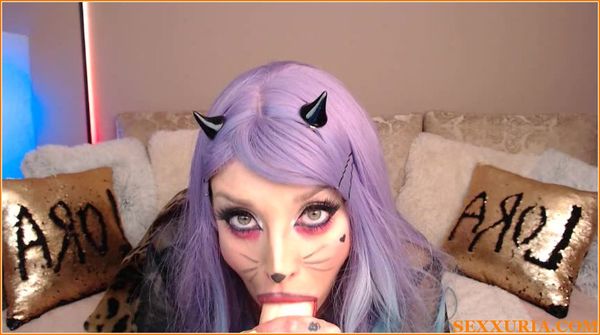 LoraFlower - Cosplay-AHEGAO-Kitten-EXTRIME-GAG 480p